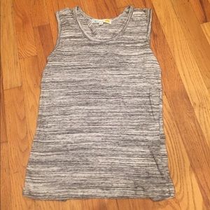 C & C California Grey White Tank Top Size XS